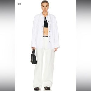 Burberry Benssen Oversized  white Jacket